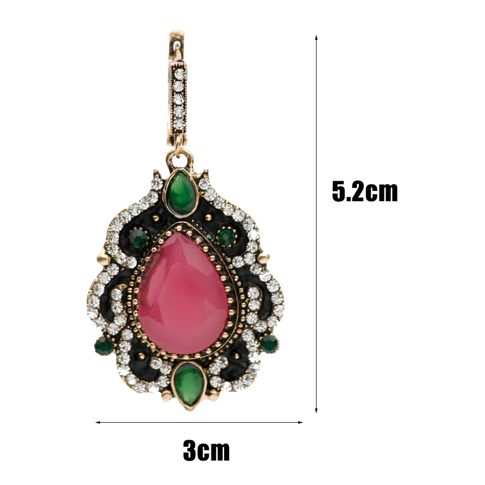 Женские винтажные серьги крючки длинные золотого цвета в этническом стиле из