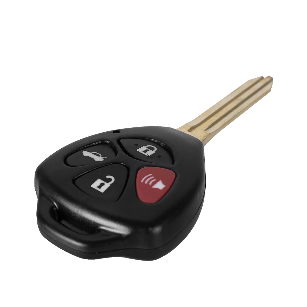 KEYYOU 4 кнопки дистанционного ключа оболочки чехол для TOYOTA RAV4 Camry ключ для TOYOTA Camry, Avalon, corolla матрица