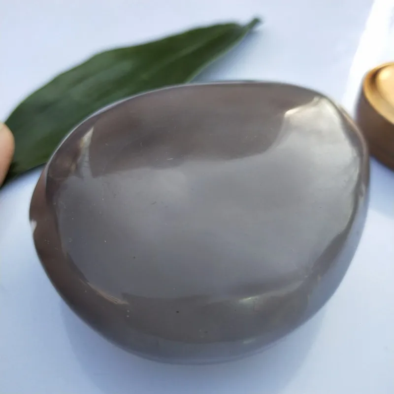 Natural Crystallization Agate Enhydro Crystal &quotLarge Water Bubble&quot palm Massage stones and minerals Healing crystals home Decor | Дом и