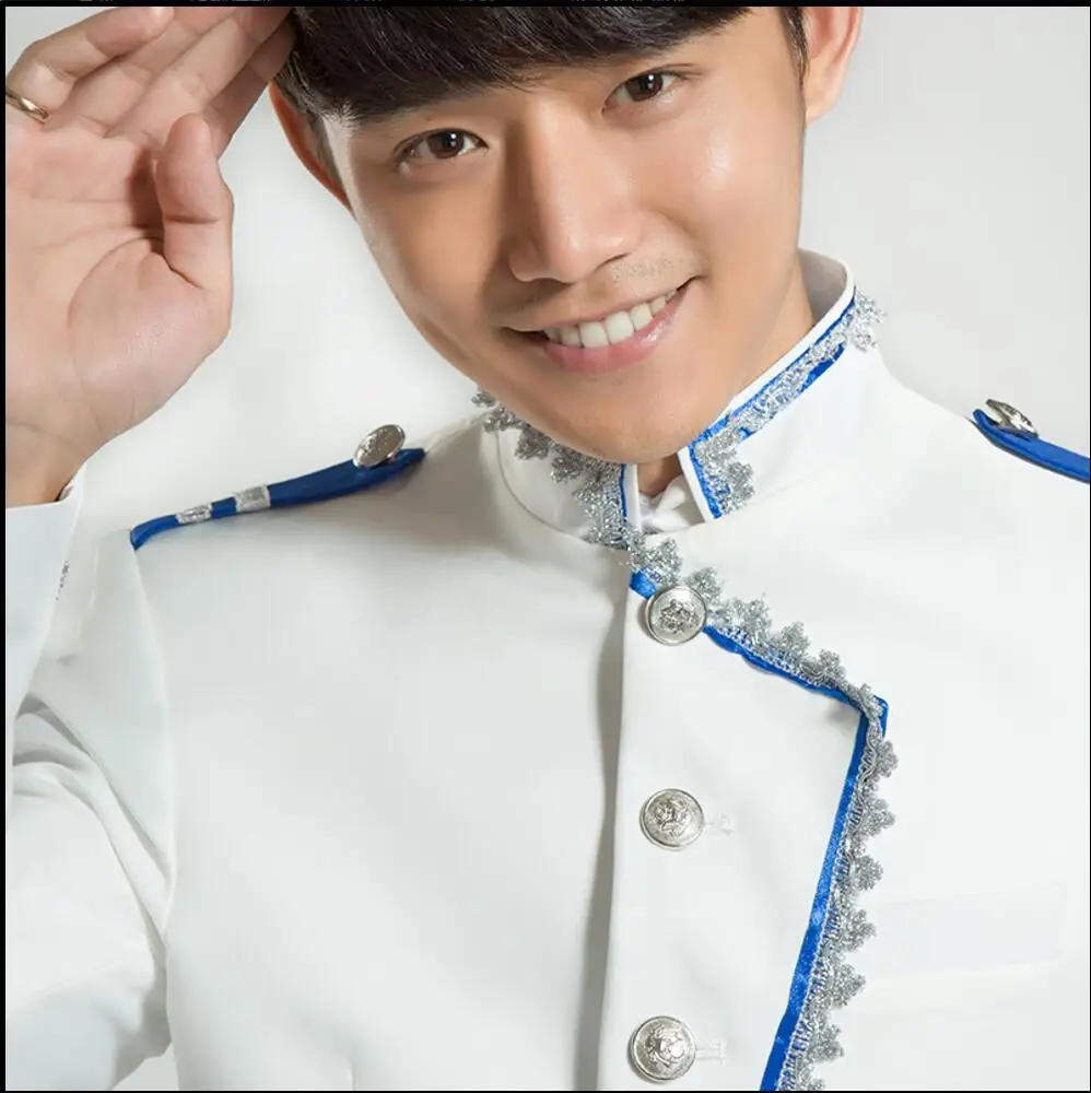 2021 верхняя одежда мужская белая куртка торжественный костюм для мальчиков