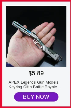APEX Legends игровой мужской брелок пистолет детский подарок брелок для ключей APEX оружие битва Royale пистолет Модель брелок
