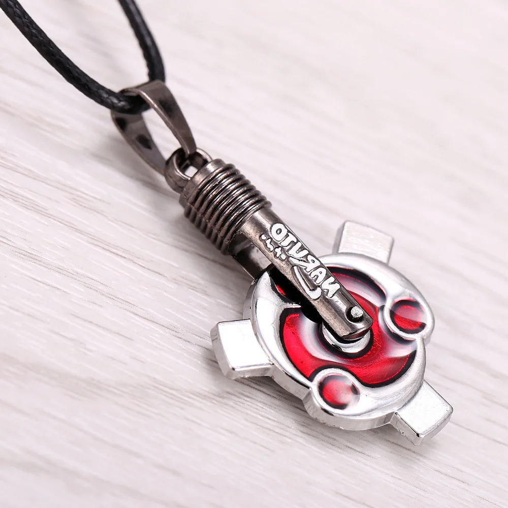 ZIDOM hot anime Naruto UchihaMadara Mangikiu Shalingan fashionable pendant necklace intricate For souvenir gifts | Украшения и
