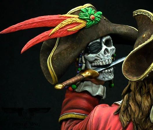 1/9 Scale Resin Bust Pirate Provocation Figure Model Kit Free Shipping | Игрушки и хобби
