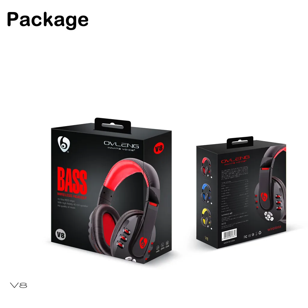 OVLENG V8 Hi-Fi стерео наушники Bluetooth наушники игровая гарнитура с микрофоном Микрофон для PUBG мобильный телефон PC ноутбук 605#2