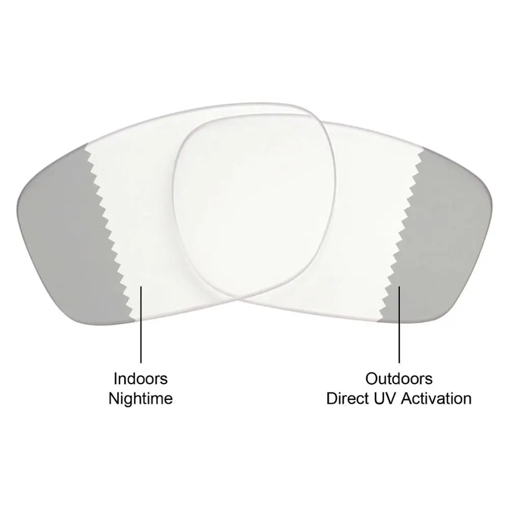 Eclipse Photochromic Mryok поляризованные Сменные линзы для солнцезащитных очков Oakley Серебристые линзы(только линзы)-несколько вариантов - Цвет линз: Eclipse Photochromic