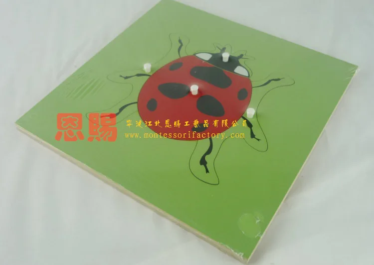 Пазл Цикада из материалов Монтессори школьные Обучающие деревянные игрушки