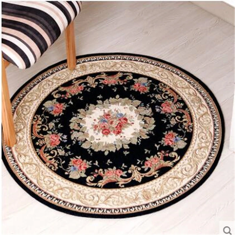 Европейский круглый ковер для гостиной вращающийся стул компьютерный подвесной
