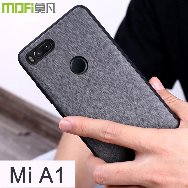 Xiaomi mi a1 чехол установлены Mofi оригинальный Полный защитить мягкую buiness стиль 5x5 5