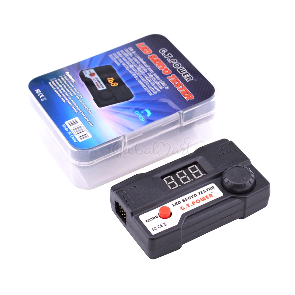 GT Power цифровой серво тестер постоянного тока 4 8 6 в светодиодный ESC consistence мини