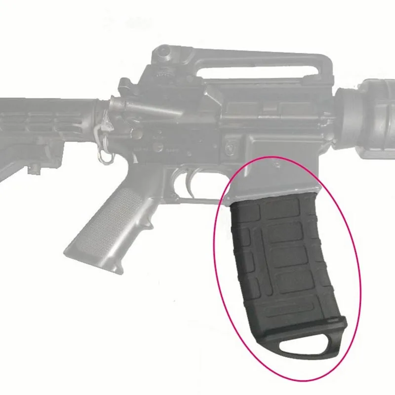 M4/M16 Fast Magazine Rubber Holster Hunting Tactical Pouch 5.56 NATO Mag Bag Water Gun Cartridge Accessories | Спорт и развлечения