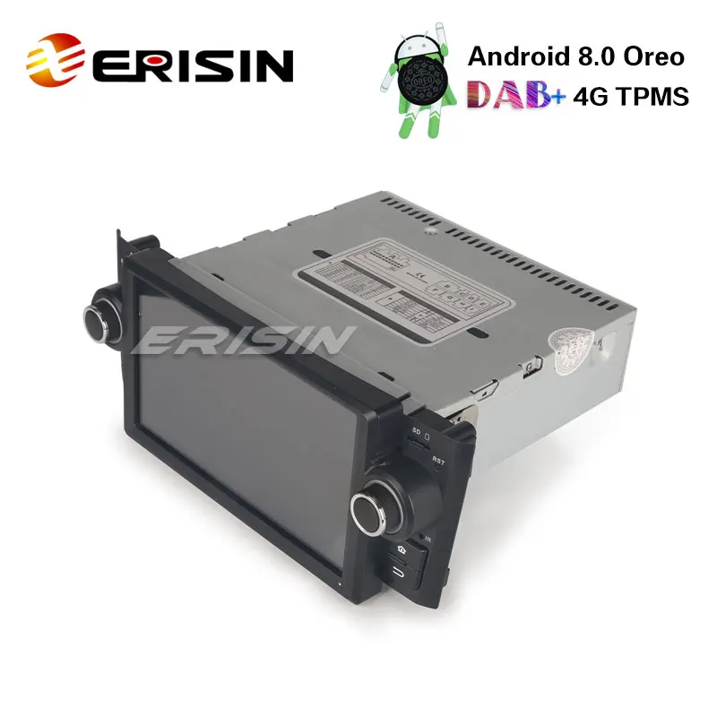 Erisin ES7523L 7 &quotAndroid 8 0 Автомобильная Стерео gps система DAB + радио 4G DVR без DVD для Fiat Punto