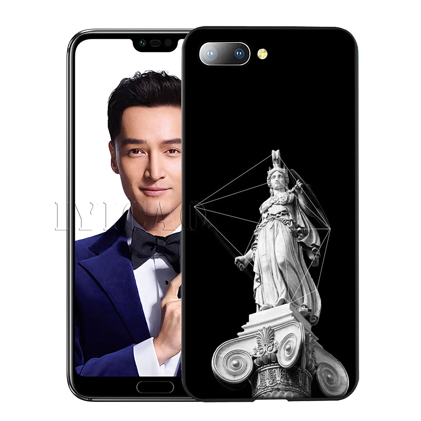 Iyicao искусства Винтаж Дэвид статуя иллюстрации мягкий чехол для huawei Y7 Y6 Prime Y9 Honor 8C 8X8 9 10 Lite 6A 7C 7X 7A Pro