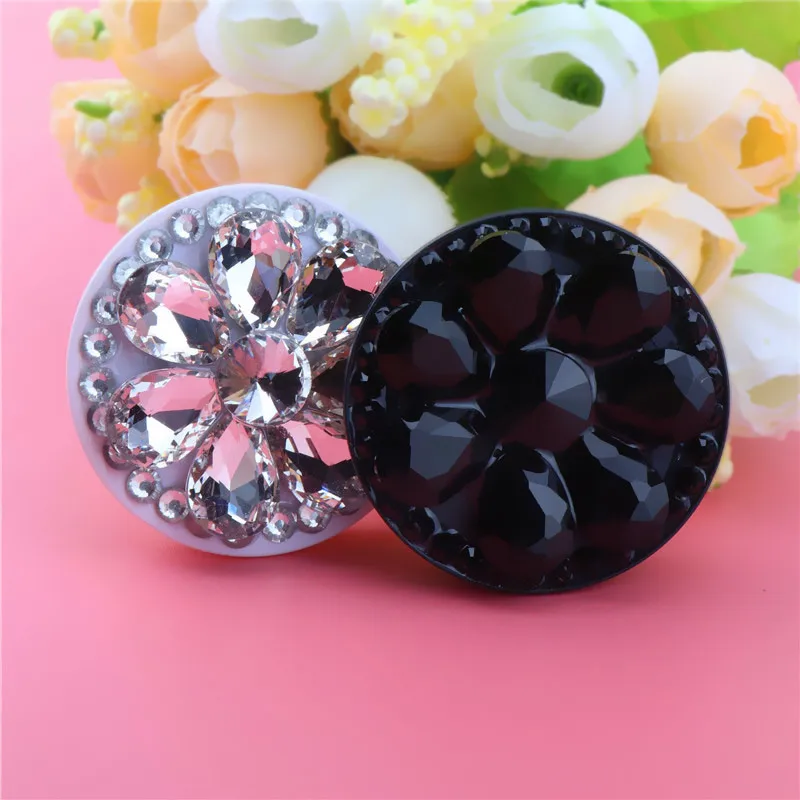crystal diamond mobile phone holder fashion round finger ring stand for iphonexs xr 8 7 6s for samsung xiaomi bracket mount free global shipping