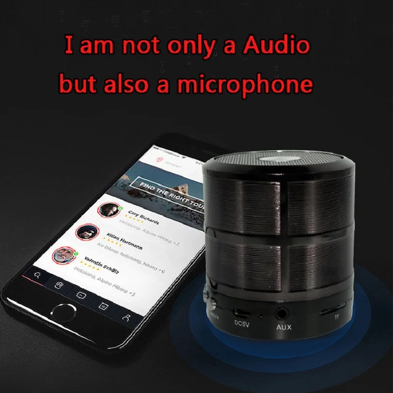 Милая Мини колонка игрушка для снятия стресса дома офиса музыки Bluetooth детская на