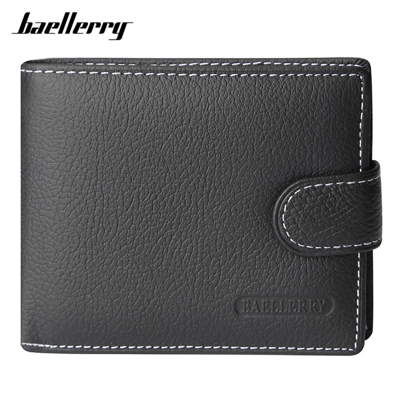 Baellerry мужской кошелек из натуральной коровьей кожи с отделением для монет и карт