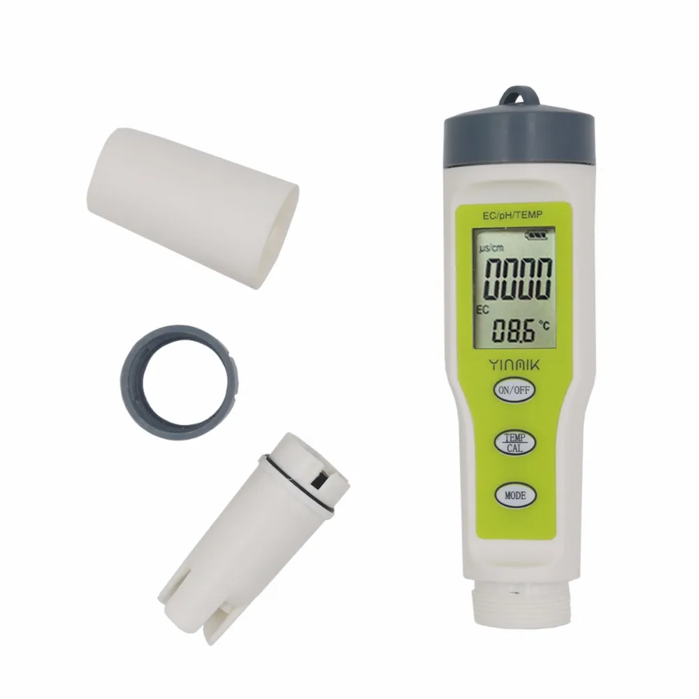 Цифровой тестер рН-метр 0,01 PH TDS EC TEMP Meter Высокая точность 4 в 1 мультипараметрический водный монитор с подсветкой скидка 20