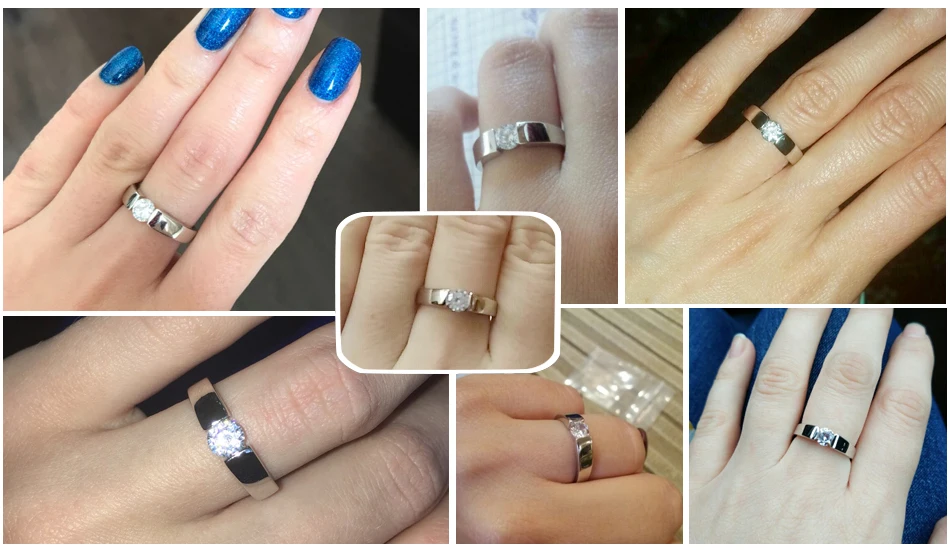 ORSA JEWELS популярная модель серебряного кольца с прозрачным AAA класса CZ Горячая без содержания свинца и никеля кольцо для женщин и мужчин OR03