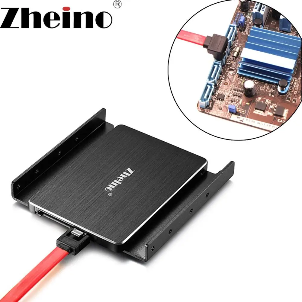 Zheino 2 5 SSD Монтажный кронштейн для дюйма до 3 HDD адаптер оптического