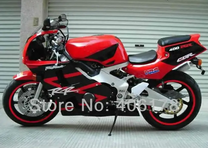 

Fairing Kit For Honda CBR400RR CBR 400 RR NC29 90-98 1990-1998 Red & Black Motorcycle Fairings Bodykit Bodywork