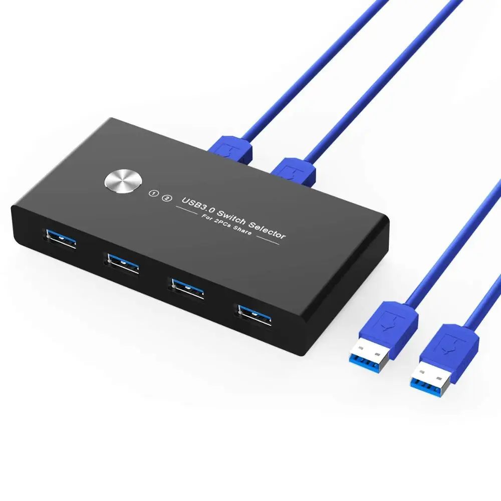 USB 3 0 распределительный Переключатель Селектор KVM переключатель 4 порта блок для