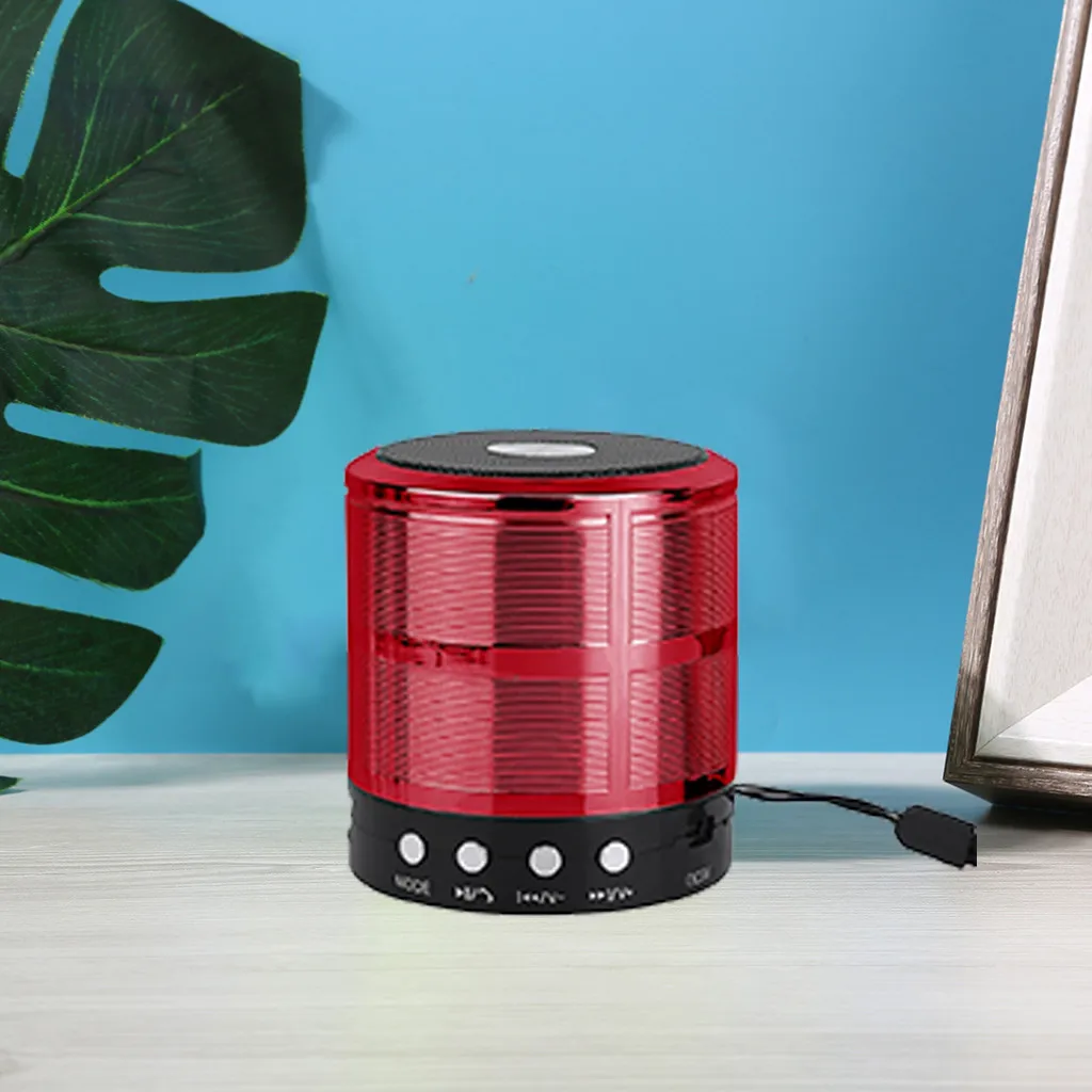 Beautyss HIFI Портативная Беспроводная Bluetooth стереоколонка TF сабвуфер колонки с ручным