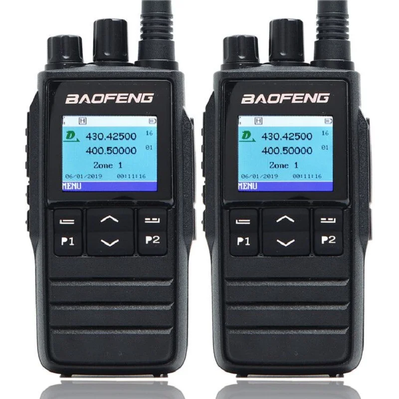 2019 Baofeng DMR DM 1702 (gps) портативная рация VHF UHF двухдиапазонный 136 174 и 400 470 МГц Dual Time слот