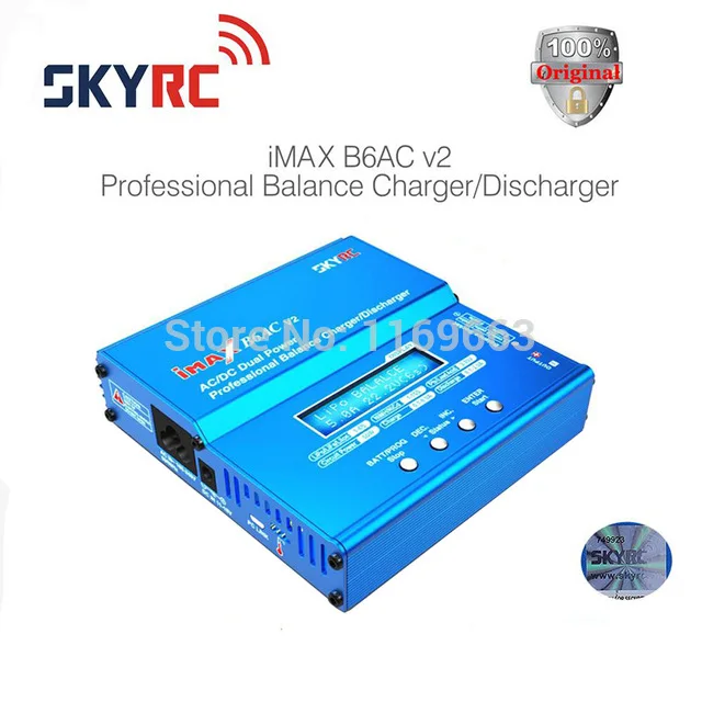 100% оригинал Skyrc IMAX B6AC V2 Зарядное устройство Модель самолета из натуральной lipo