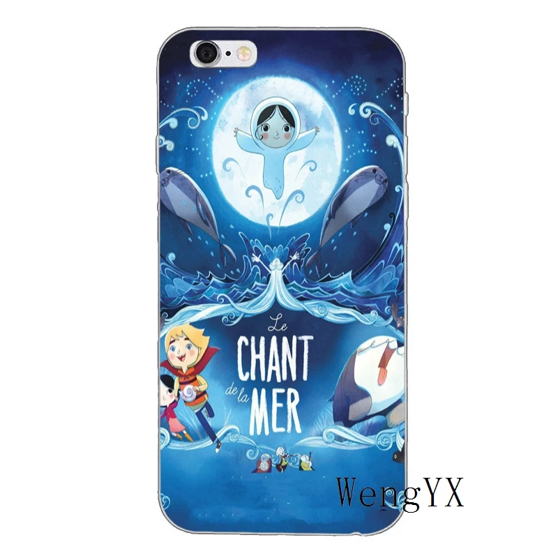 Пленка песня моря плакат тонкий силиконовый мягкий чехол для телефона iPhone X 8 8plus 7