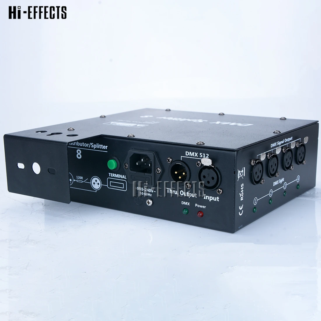Мини Сплиттер DMX512 8 полосный простой сценический сплиттер контроллера канальный