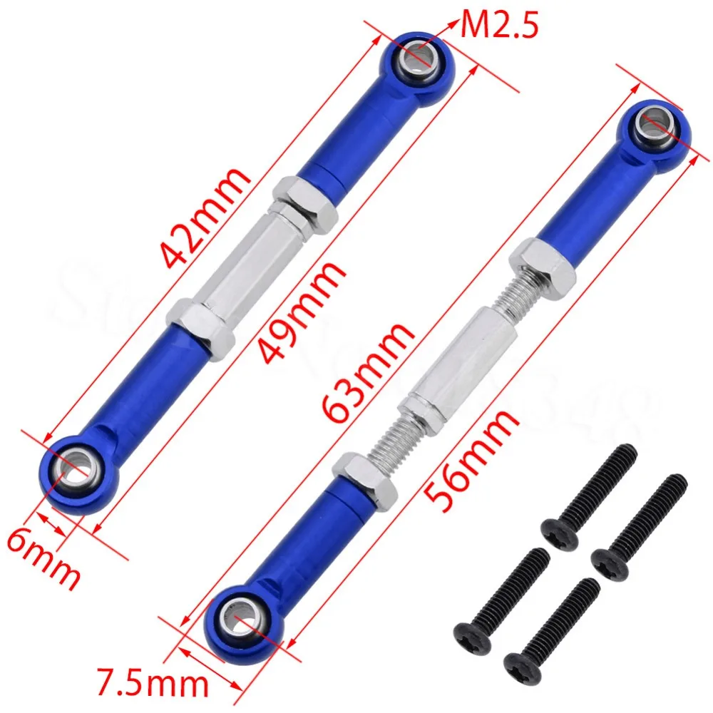 10 пар СПЛАВНЫХ стяжной шток конец передней и задней сервопривода для RC