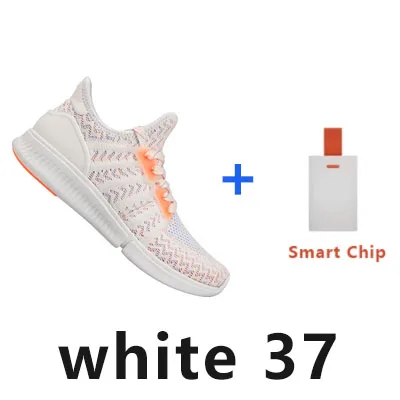 White EUR 37 Xiaomi Mijia Женская умная обувь женские профессиональные спортивные кроссовки для бега поддержка смарт чип - Цвет: White EUR 37