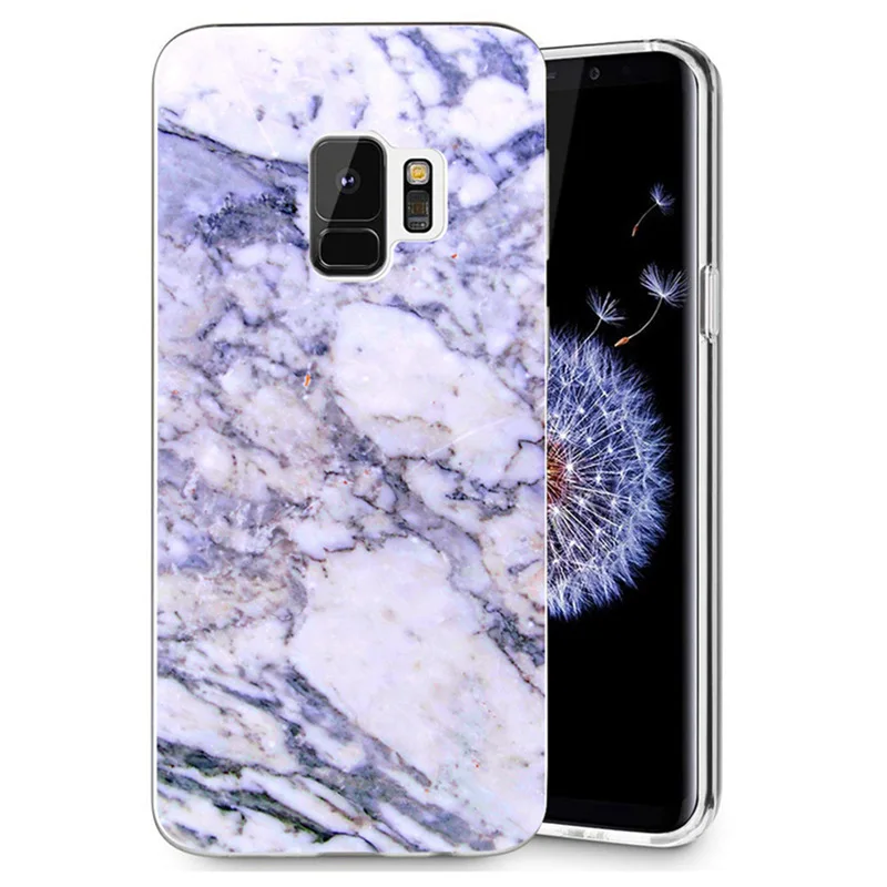 Для Samsung Galaxy S9 S9Plus S8 Plus S7 edge Note 8 J500 J530F J720 A3 A5 2016 2017 TPU Мягкий мраморный манлада