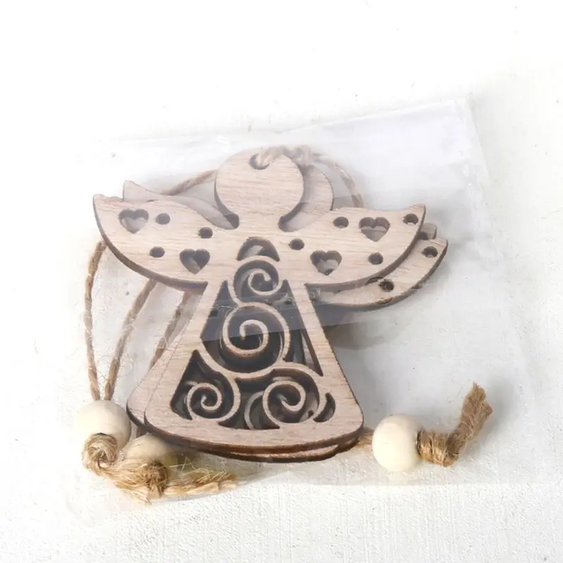 3 шт./компл. винтажная Рождественская елка подвесная подвеска в форме ангела с