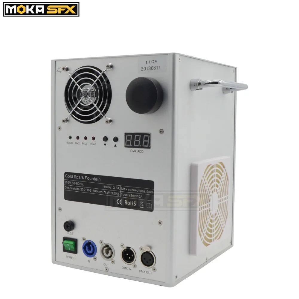 

2 шт./лот пиротехническая холодная искра машина DMX беспроводной пульт дистанционного управления фейерверк машина для свадеб ночной клуб Фей...