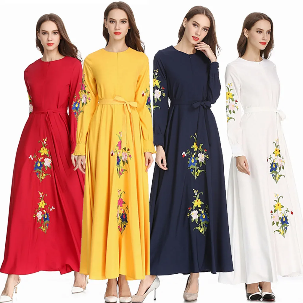 Платье женское кружевное с длинным рукавом элегантное модное свободное платье в