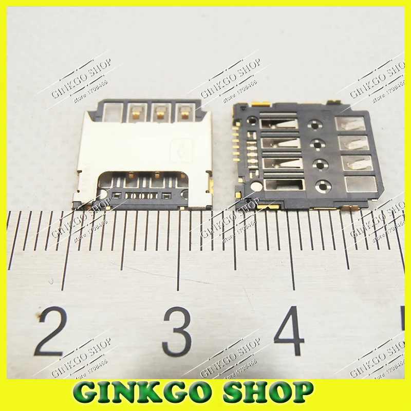 30 шт. оригинальный новый держатель для sim карты устройство считывания карт разъем