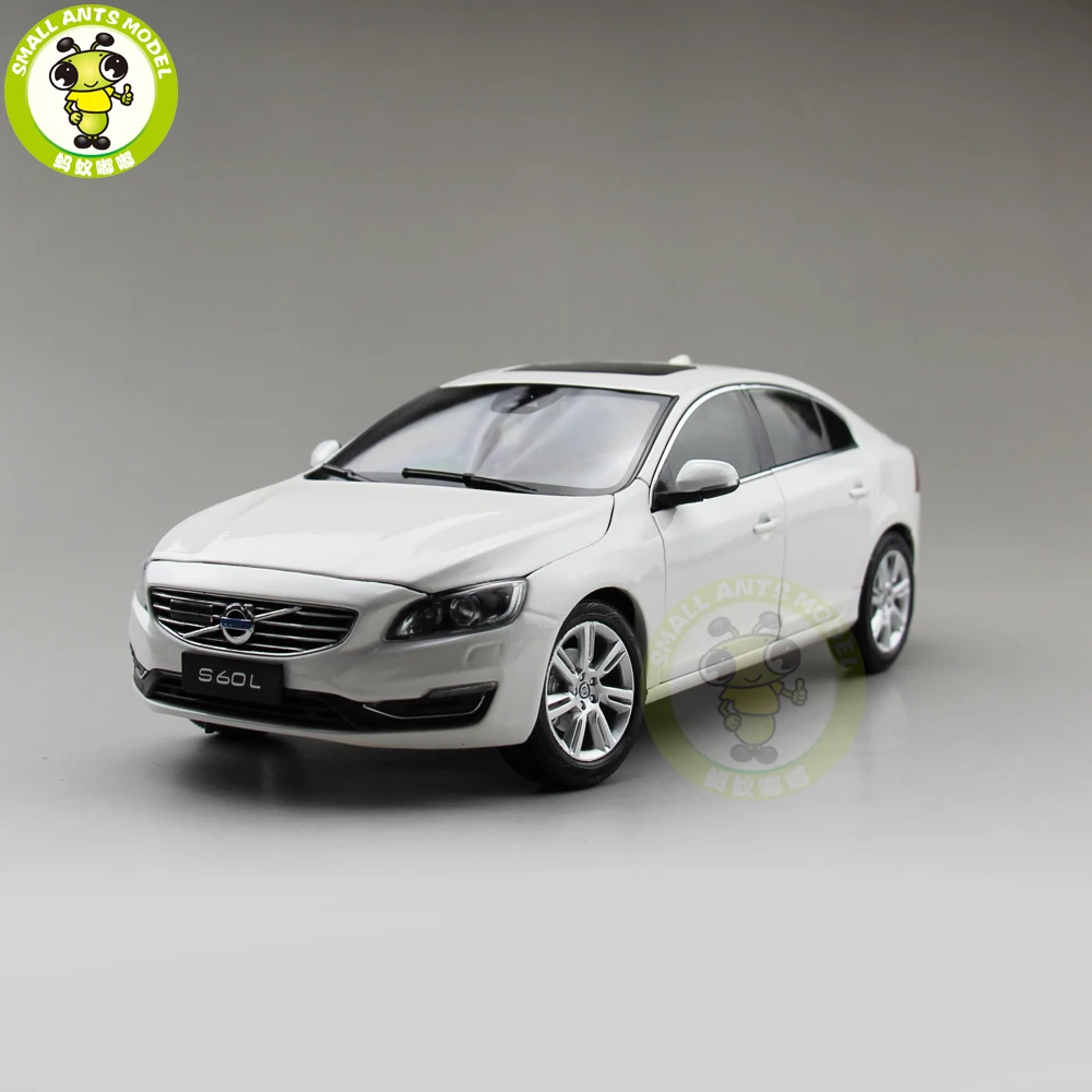 1/18 Volvo S60 S60L T5 литая модель автомобиля для мальчиков и девочек Коллекция подарков на день рождения хобби белого цвета
