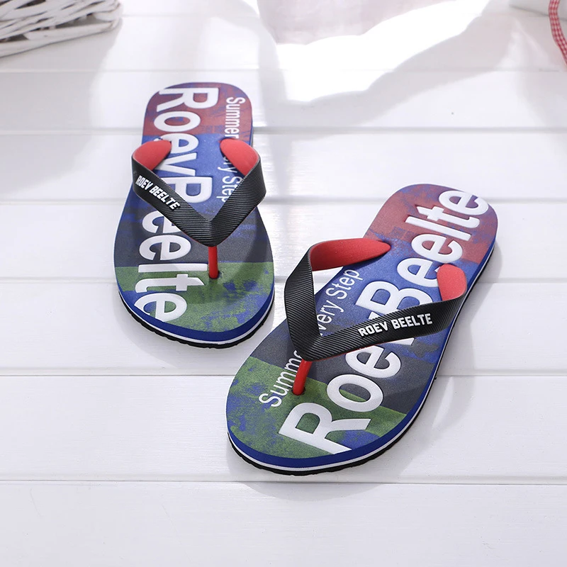 Летние мужские Вьетнамки Легкие шлепанцы Мужские пляжные сандалии Камуфляжная