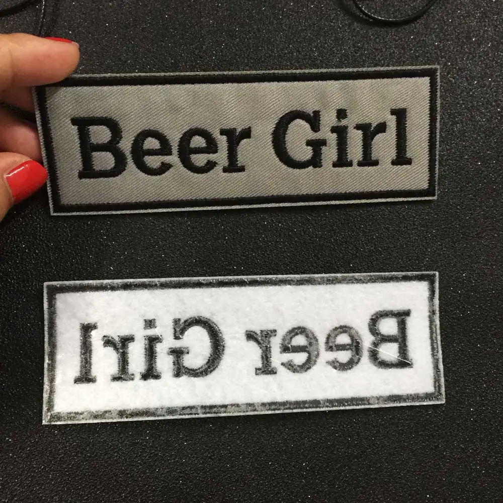 Вышитая аппликация с железной нашивкой для девочек этикетка шитья в стиле панк