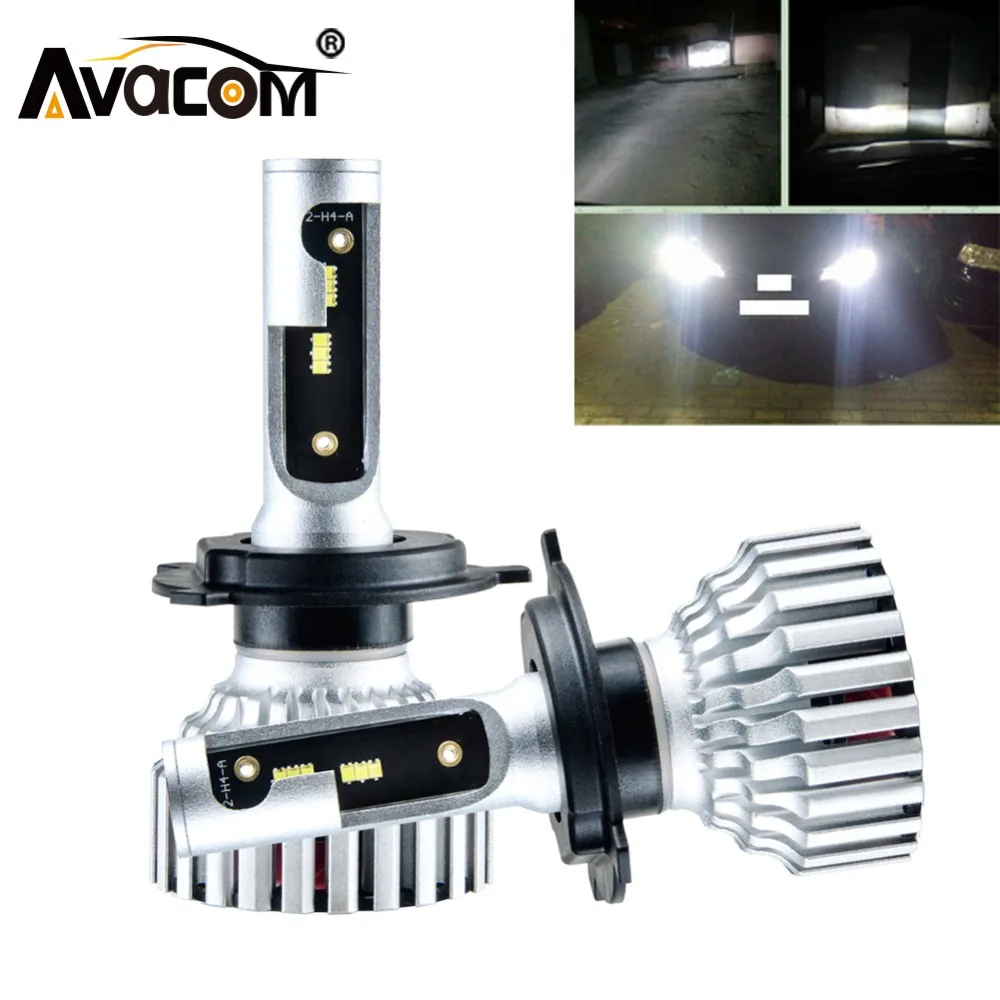 Avacom 2 шт. H11 HB3 HB4 Автомобильные фары сборки номерной знак лампа 12 V H7 H8 H4 Hir2 зэс чип 60