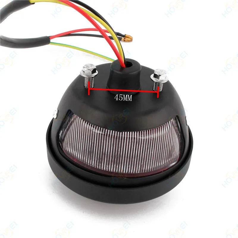 Универсальный стоп сигнал в стиле ретро для мотоцикла и гриля металлический