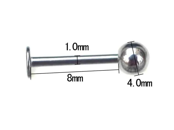 5 шт./лот кольцо для пирсинга носа из нержавеющей стали серебристого цвета бровей