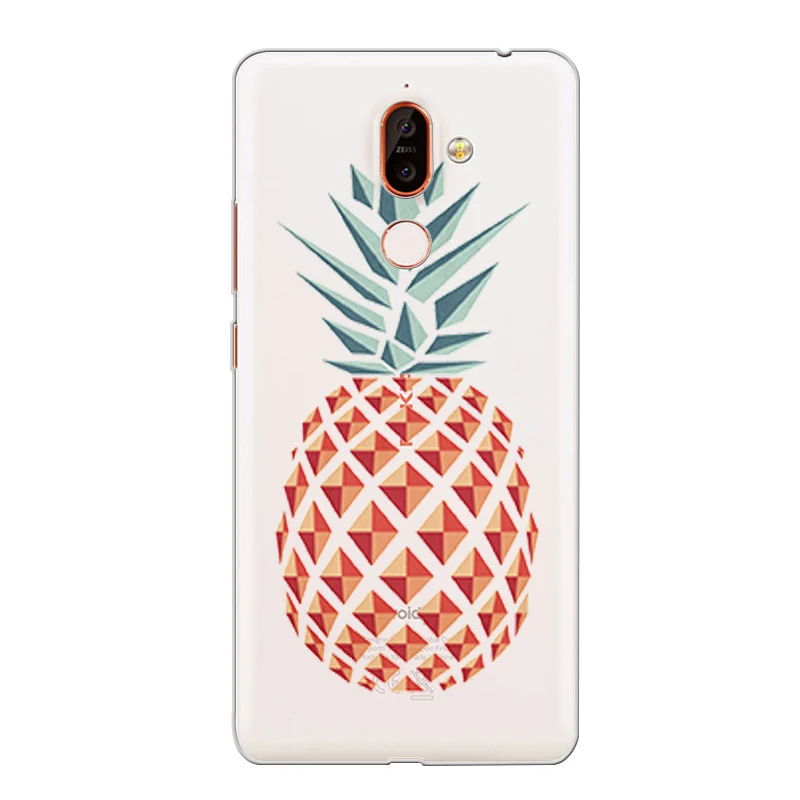 ciciber Phone Case for Nokia 9 PureView 1 2 3 5 6 7 8 Sirocco Soft Back Cover 2.1 3.1 5.1 6.1 7.1 8.1 Plus Pineapple |