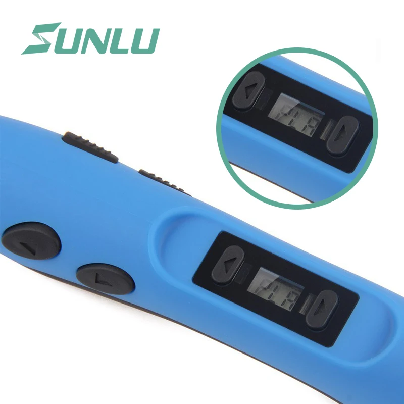 SUNLU 3D ручки для печати SL-300A поддержка 1,75 мм PLA/PLC/ABS нити Цифровой 3D Ручка для рисования для детей и взрослых DIY подарок