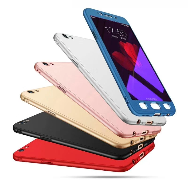 free gift Tempered film/case For huawe honor 10 9 litt 360All-inclusive hard shell phone case for huawei |