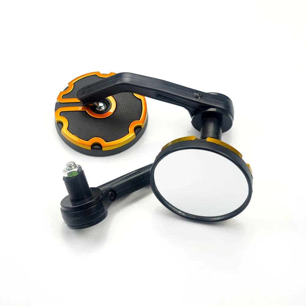 MOTORCYCLE MIRRORS ACCESSORIES 7/8&quot 22MM HANDLEBAR END REARVIEW MIRROR FOR YAMAHA FZ1 FZ6 FZ8 CAFE RACER scooter accessories |