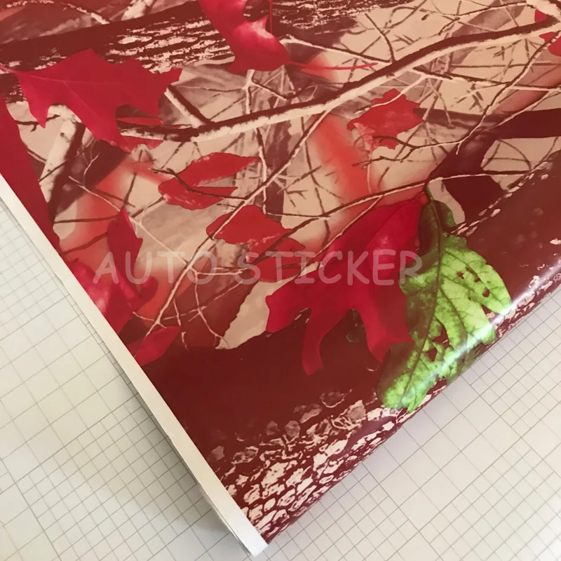 Виниловая автомобильная пленка с камуфляжным рисунком дерева ПВХ клейкая