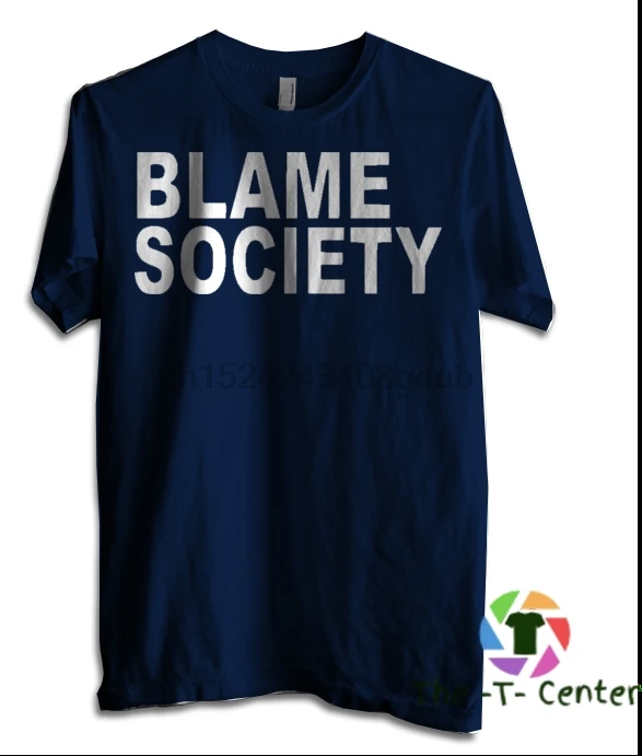 BLAME SOCIETY Логотип Унисекс Мужская женская новая футболка JAY Z | одежда