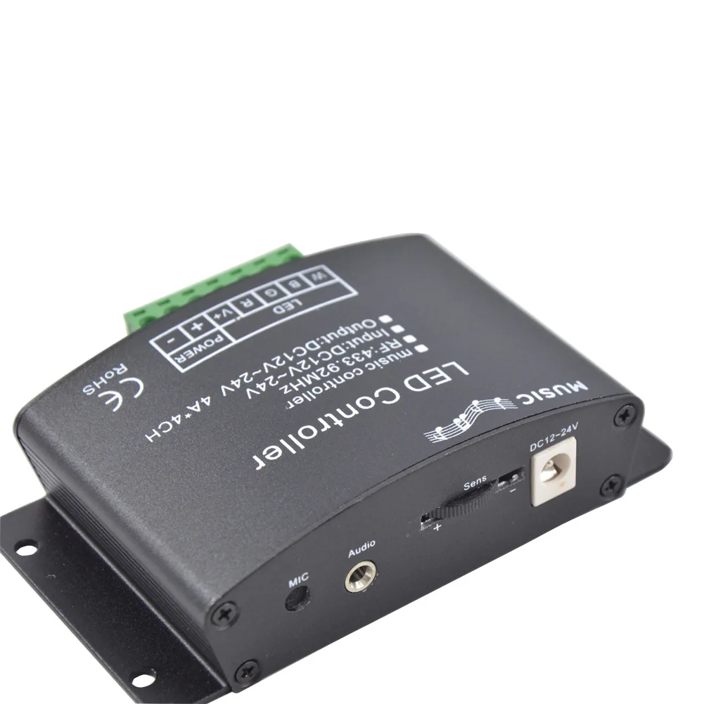 Цветная (RGB/RGBW Светодиодная лента светильник музыка Управление AC/DC 12V 24V 20 м