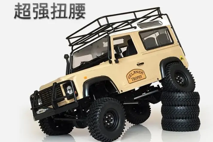 Грузовик Defender D90 JEEP 4X4 готов к запуску для 1/10 1/12 RCW4D AXIAL SCX10 TAMIYA 6X6 грузовиков TRX4 HRAXXAS